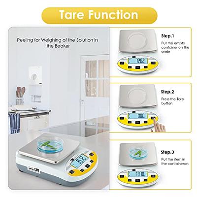 LACHOI Lab Scale 0.001gx500g High Precision Scale 0.001g Accuracy