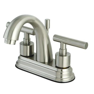 Kingston Brass Manhattan Widespread Bathroom Faucet With Drain