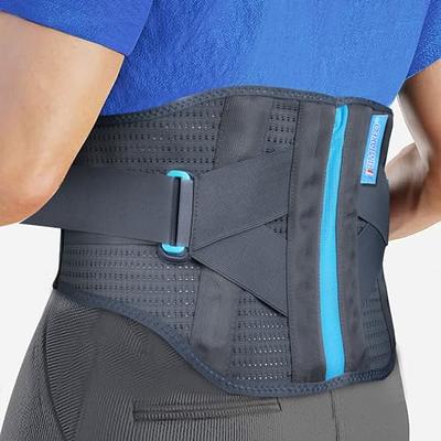 T TIMTAKBO Lower Back Brace W/Removable Lumbar Pad for Men Women Plus Size  Herniated Disc,Sciatica,Scoliosis,Waist Pain,Lumbar Support Belt(Gray-2XL  Fit Belly 37.5-47) - Yahoo Shopping