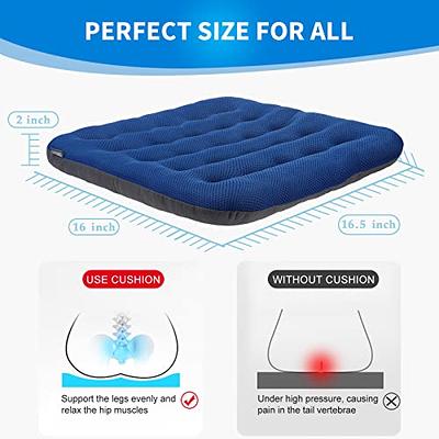 Silicone Car Seat Cushion Breathable 16.5 inch Waterproof Chair