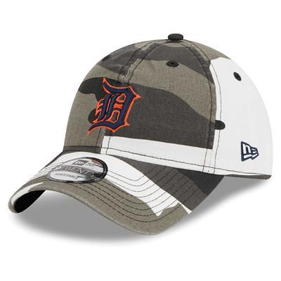 Men's New Era Black Detroit Tigers Chrome Camo Undervisor 59FIFTY Fitted Hat