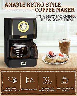  Amaste Retro Coffee Maker & Toaster Set- Matcha Green: Home &  Kitchen