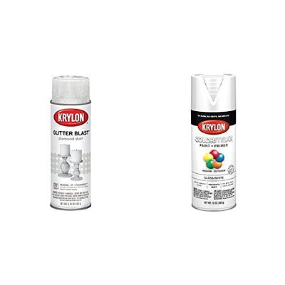 Krylon K03804A00 Glitter Blast Glitter Spray Paint for Craft Projects,  Diamond Dust, 5.75 oz Diamond Dust