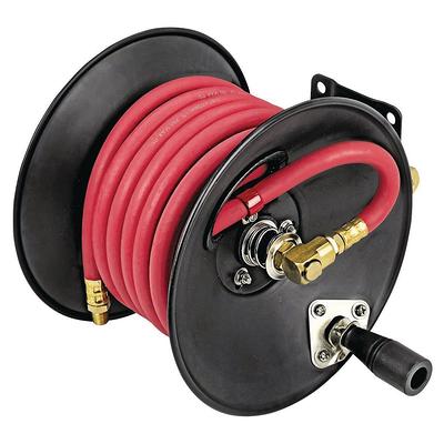 Flexzilla Retractable Enclosed Plastic Air Hose Reel, 3/8 in. x 30 ft