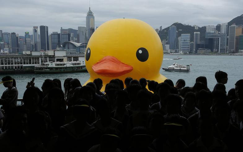 【過去現．在未來】黃鴨訪港　人人影「Duck」｜2013年