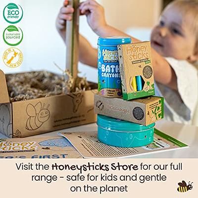 Honeysticks 100% Pure Beeswax Crayons Natural, Safe for Kids (12 Pack) -  Plastic Free Shopper
