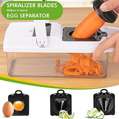 Geedel Vegetable Chopper, Onion Chopper Pro Food Chopper, Kitchen Vegetable  Slicer Dicer Cutter Grater, Veggie Chopper with container for Salad Onion  Potato Carrot (4 in 1, White) - Yahoo Shopping