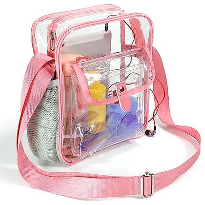 SPODEARS Clear Bag Stadium Approved Crossbody Purse, Small Clear Tote Bag  for Concert Festival Work Sports Events