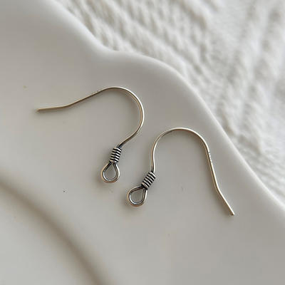 1Pairs Sterling Silver French Wire Earring Hook Fish Hook Earrings Sterling  Silver Earwires Jewelry Practical Design and Durable. - Yahoo Shopping