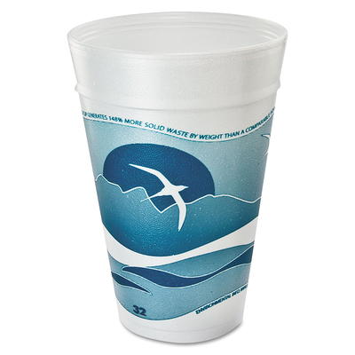 DART 32 oz. Clear Disposable Plastic Cups, Cold Drinks, PET, 25