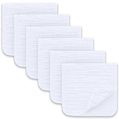 The Big One 6-pack Solid Washcloths (White)