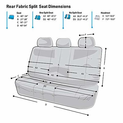 Flying Banner Car Seat Covers Front Seats Rear Bench Polyester car seat  Protectors Easy installations Rear Bench Split Classic Man Lady Truck (Full