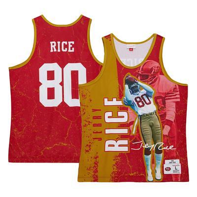 Men's Mitchell & Ness Jerry Rice Black San Francisco 49ers Retired