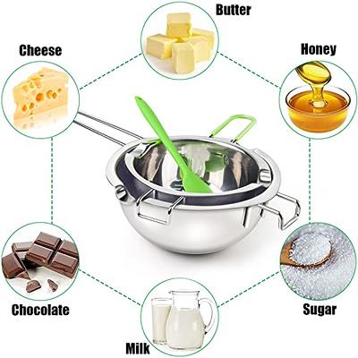 1000Ml Butter Warmer Stainless Steel Milk Warmer Pot With Handle