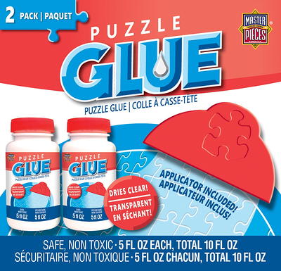 Jigsaw Puzzle Glue with Applicator, MINIWHALE Non Toxic Clear Glue for  1000/1500/2000 Piece Puzzles, Quick Dry, Puzzle Accessories, 200ML - Yahoo  Shopping