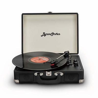 Digitnow Turntable With Stereo Speakers Record Player - Black