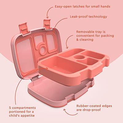 Bentology Bento Lunch Box Set w/ 5 Removable, Leak Proof Containers,  On-the-Go Meal, Food Prep & Snack Packing Compartments - Stackable,  Microwave Safe Nesting Containers w Lids, Easy to Clean & Store 