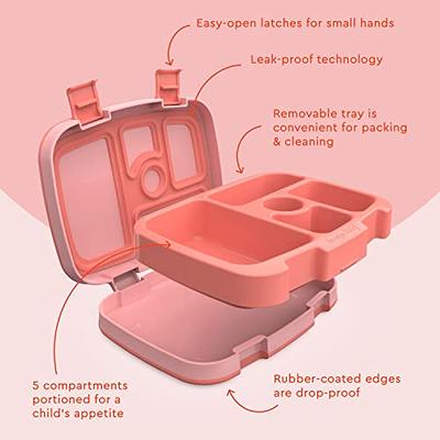 Bentgo® Kids Bento-Style 5-Compartment Lunch Box - Ideal Portion Sizes for  Ages 3 to 7 - Leak-Proof, Drop-Proof, Dishwasher Safe, BPA-Free, & Made