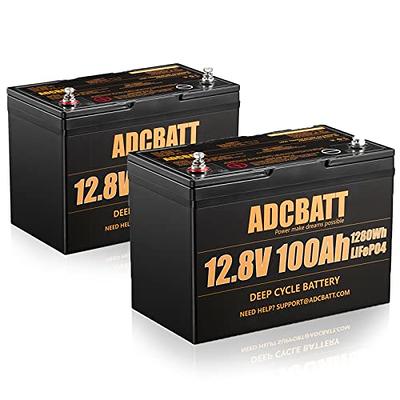  HiMASSi 24V 200Ah Rechargeable Deep Cycle Lithium Ion Battery,  Built-in 200A BMS, 24 Volt LiFePO4 Battery for Solar Power System, RV,  Camper, Marine, Overland Van, Caravan, Home, Off Grid : Automotive