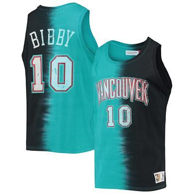 Men's Mitchell & Ness Mike Bibby Teal Vancouver Grizzlies Big & Tall  Hardwood Classics Jersey