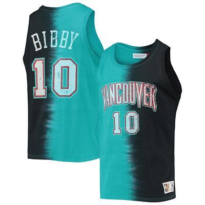 Men's Mitchell Ness Mike Bibby Red/Teal Vancouver Grizzlies