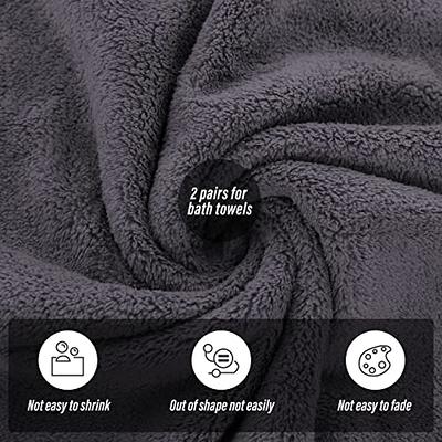 Bath Towel - Microfiber Bath Towel, Highly Absorbent Microfiber Towels for  Body, Quick Drying, Microfiber Bath Towels for Sport, Yoga - grey
