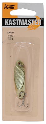 Acme Tackle Kastmaster Hammered Fishing Lure Spoon Gold 1/4 oz. - Yahoo  Shopping