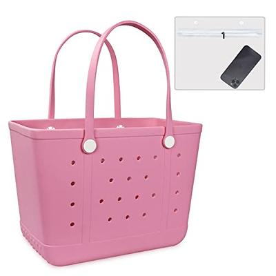 futaiphy Rubber Beach Bag The Tote Bag for Women, Waterproof Sandproof Large Tote Bag for Beach Boat Pool Sports