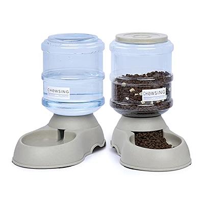 Pets Automatic Feeder set Pets gravity food feeder and water