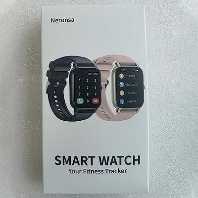 Smart Watch(Answer/Make Call), 1.85 Smartwatch for Men Women IP68