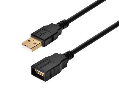 Monoprice USB USB-A to Micro USB-B 2.0 Cable - 5-Pin 28/24AWG Gold