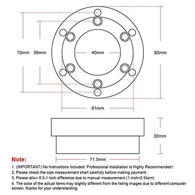 Logitech PCD Racing Car Game Modification: 13/14inch Tilt Wheel Adapter  Plate 70mm For G29, G920, And G923 PQY HUB05BK From Guolipanqingyun1,  $11.94