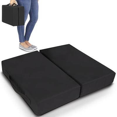 Tektrum Portable Foldable Cool Gel Orthopedic Seat Cushion with Handle for  Travel, Airplane, Car, Home, Office, Chairs, - Relief for Tailbone