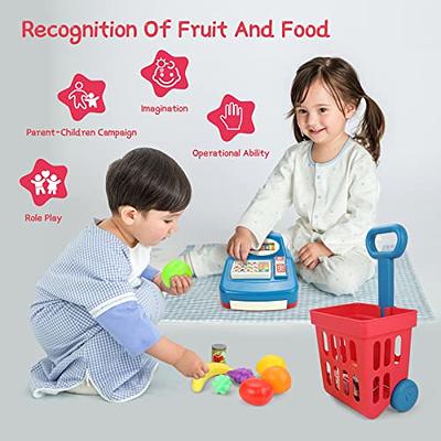Airlab Wooden Pop-up Toaster Toy Play Kitchen Accessories Play Food Bread,  Butter, Poached Egg Cutting Pretend Toys for 3 4 5 Year Old Toddlers Boys