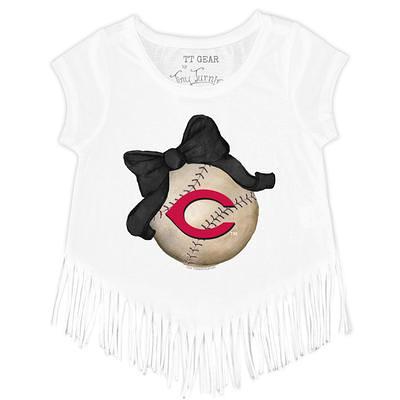 Lids Atlanta Braves Tiny Turnip Girls Youth Baseball Flag Fringe T-Shirt -  Navy