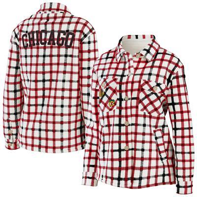 Los Angeles Dodgers WEAR by Erin Andrews Women's Flannel Button-Up