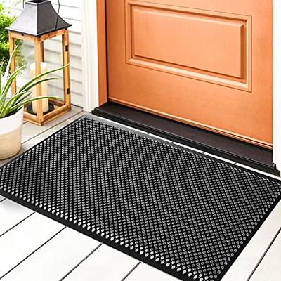 Door Mat Indoor, Dog Mats for Muddy Paws Super Absorbent, Low-Profile  Entryway Rug with Non-Slip Backing, Washable Dirty Trapper Inside Entrance  Doormat for Shoes, 20 x 32, Dark Gray - Yahoo Shopping