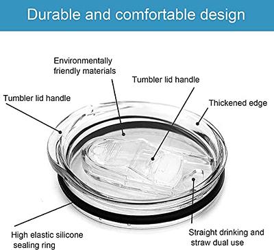 Magnetic Spill Proof Tumbler Lid - Compatible/Replacement for Yeti Rambler,  zark Trail,Old Style Rtic Replacement Lid (2 pack 30 oz) 