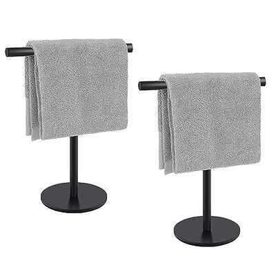 Pynsseu Towel Rack T-Shape Hand Towel Holder Stand for Bathroom