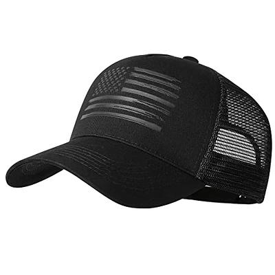 VIONLAN Baseball Cap American Flag Trucker Hat for Men Women 3D