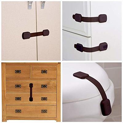 12 Packs safety Baby Proofing Cabinet Strap Locks - Vkania Kids