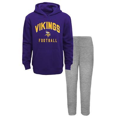 Youth Purple Minnesota Vikings Logo Pullover Hoodie