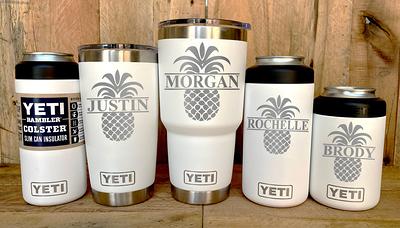 Custom Engraved Yeti Tumbler 30oz Any Team, School, Logo!