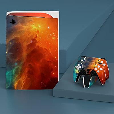 PlayVital Blue Flame Full Set Skin Decal for ps5 Console Digital Edition,  Sticker Vinyl Decal Cover for ps5 Controller & Charging Station & Headset 