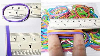 700PCS Multicolor Rubber Bands,Assorted Color Rubber Bands,Sturdy