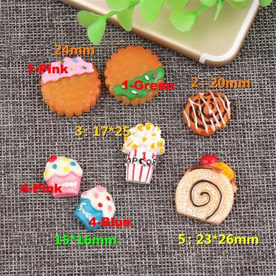 Slime Charms Food Cute Set - Mixed Lot Assorted Food Resin Flatback Cute Sets for DIY Crafts Making,Decorations,Scrapbooking,Embellishments,Hair