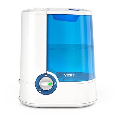 Vicks Warm Steam Vaporizer Humidifier, 600 sq ft, White, V150RYUPC