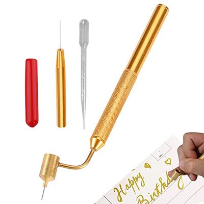 Wholesale GORGECRAFT 1Pc Slanting Fine Line Painting Pen Fluid Writer Pen  with 100Pcs Cleaning Cotton Swab Light Gold Aluminum Detailing Fineliners  Paint Pen Portable Drawing Tools for Artists Student Art Craft 