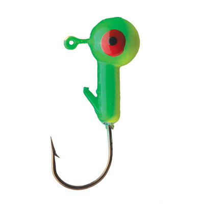 Eagle Claw Ball Head Jig - Red Hook - 1/16 oz.