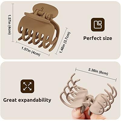 Mini Hair Clips 48 Pcs Small Hair Clips Non-Slip Strong Grip Mini